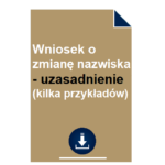 wniosek-o-zmiane-nazwiska-uzasadnienie-przyklad