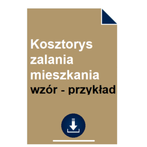 kosztorys-zalania-mieszkania-wzor-przyklad