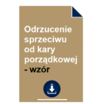 odrzucenie-sprzeciwu-od-kary-porzadkowej-wzor