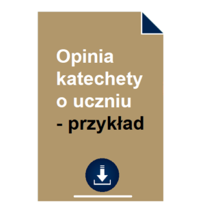 opinia-katechety-o-uczniu-przyklad