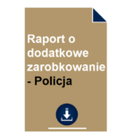 raport-o-dodatkowe-zarobkowanie-policja-wzor