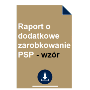 raport-o-dodatkowe-zarobkowanie-psp-wzor