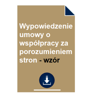 wypowiedzenie-umowy-o-wspolpracy-za-porozumieniem-stron-wzor