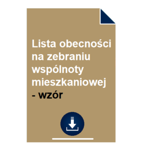 lista-obecnosci-na-zebraniu-wspolnoty-mieszkaniowej-wzor