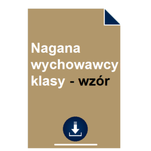 nagana-wychowawcy-klasy-wzor