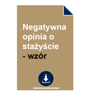 negatywna-opinia-o-stazyscie-wzor