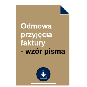 odmowa-przyjecia-faktury-wzor-pisma