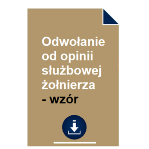 odwolanie-od-opinii-sluzbowej-zolnierza-wzor