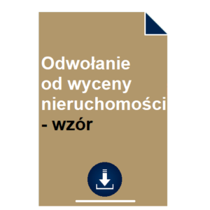 odwolanie-od-wyceny-nieruchomosci-wzor