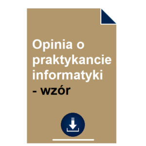 opinia-o-praktykancie-informatyki-wzor