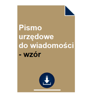 pismo-urzedowe-do-wiadomosci-wzor-przyklad