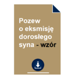 pozew-o-eksmisje-doroslego-syna-wzor