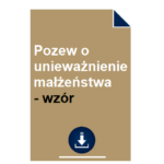 pozew-o-uniewaznienie-malzenstwa-wzor