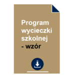 program-wycieczki-szkolnej-wzor
