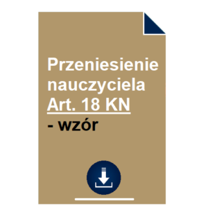przeniesienie-nauczyciela-art-18-karty-nauczyciela-wzor