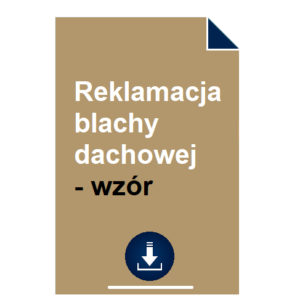 reklamacja-blachy-dachowej-wzor