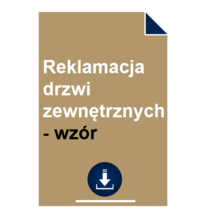 reklamacja-drzwi-zewnetrznych-wzor