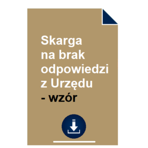skarga-na-brak-odpowiedzi-z-urzedu-wzor