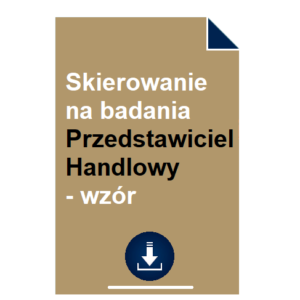 skierowanie-na-badania-przedstawiciel-handlowy-wzor