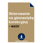 skierowanie-na-gimnastyke-korekcyjna-wzor