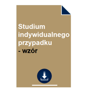 studium-indywidualnego-przypadku-wzor