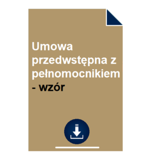 umowa-przedwstepna-z-pelnomocnikiem-wzor
