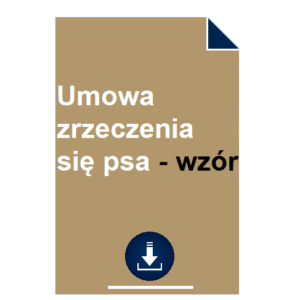 umowa-zrzeczenia-sie-psa-wzor