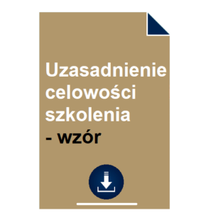 uzasadnienie-celowosci-szkolenia-wzor