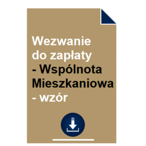 wezwanie-do-zaplaty-wspolnota-mieszkaniowa-wzor