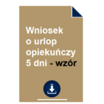 wniosek-o-urlop-opiekunczy-5-dni-wzor