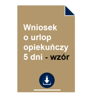 wniosek-o-urlop-opiekunczy-5-dni-wzor