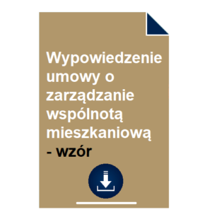 wypowiedzenie-umowy-o-zarzadzanie-wspolnota-mieszkaniowa-wzor
