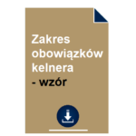 zakres-obowiazkow-kelnera-wzor