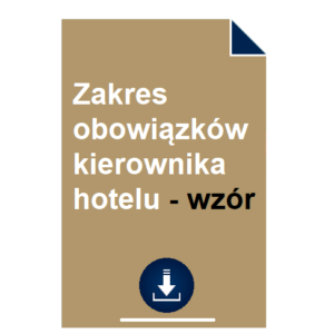 zakres-obowiazkow-kierownika-hotelu-wzor