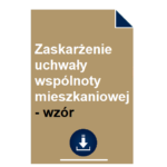 zaskarzenie-uchwaly-wspolnoty-mieszkaniowej-wzor