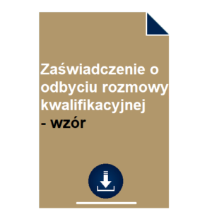 zaswiadczenie-o-odbyciu-rozmowy-kwalifikacyjnej-wzor