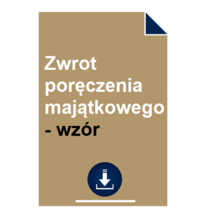 zwrot-poreczenia-majatkowego-wzor