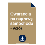 gwarancja-na-naprawe-samochodu-wzor