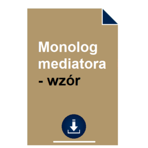 monolog-mediatora-wzor-przyklad