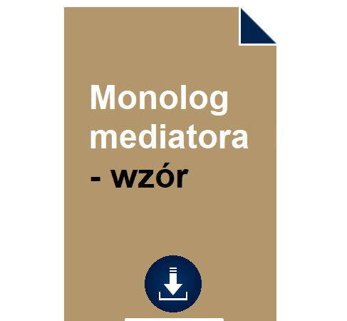 monolog-mediatora-wzor-przyklad