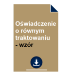 oswiadczenie-o-rownym-traktowaniu-wzor-pdf-doc