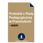 protokol-z-rady-pedagogicznej-w-przedszkolu-wzor